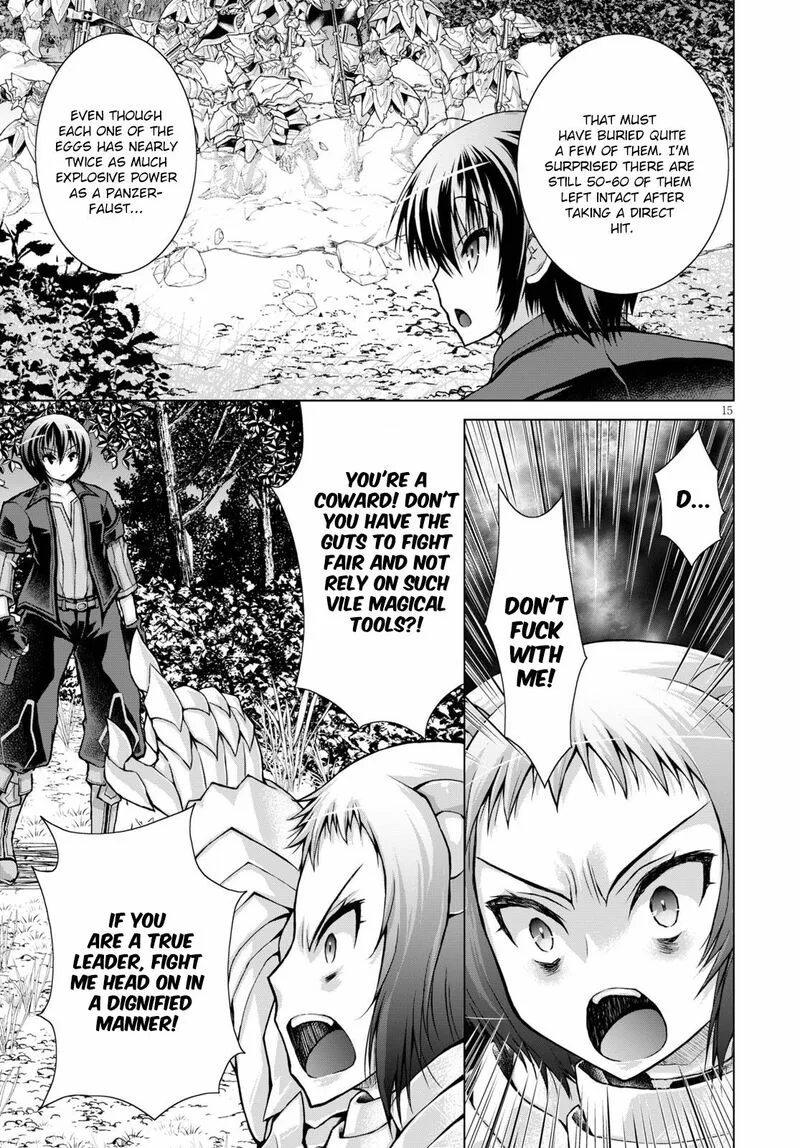 Gunota ga Mahou Sekai ni Tensei Shitara, Gendai Heiki de Guntai Harem o Tsukucchaimashita!? Chapter 56 page 15