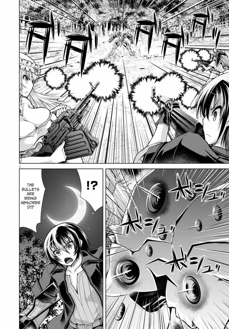 Gunota ga Mahou Sekai ni Tensei Shitara, Gendai Heiki de Guntai Harem o Tsukucchaimashita!? Chapter 59 page 2