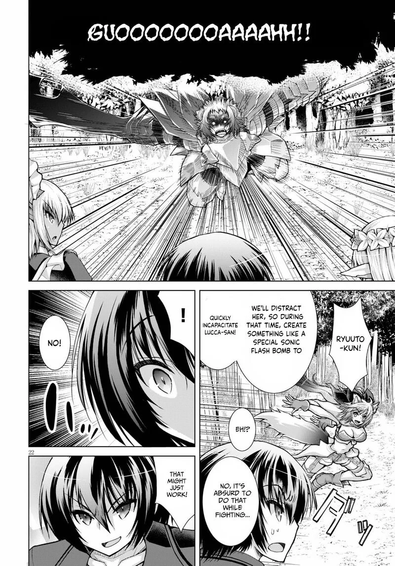 Gunota ga Mahou Sekai ni Tensei Shitara, Gendai Heiki de Guntai Harem o Tsukucchaimashita!? Chapter 59 page 22