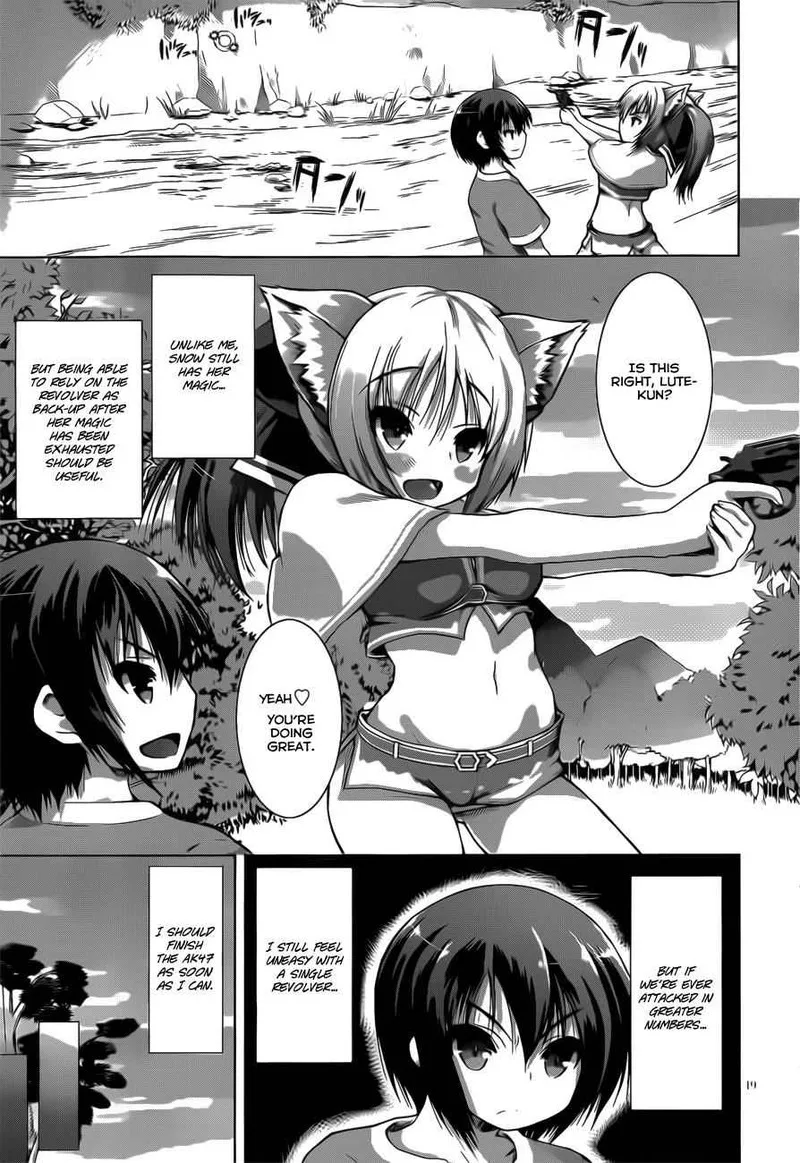 Gunota ga Mahou Sekai ni Tensei Shitara, Gendai Heiki de Guntai Harem o Tsukucchaimashita!? Chapter 6 page 24