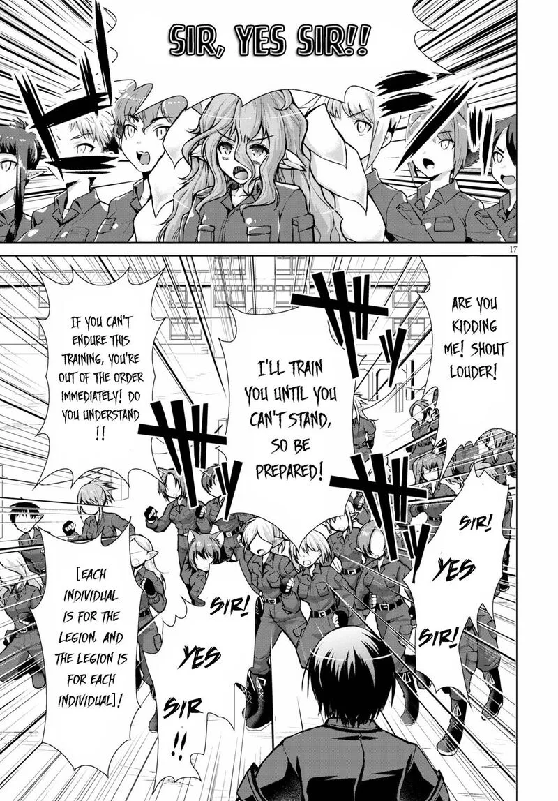 Gunota ga Mahou Sekai ni Tensei Shitara, Gendai Heiki de Guntai Harem o Tsukucchaimashita!? Chapter 60 page 17