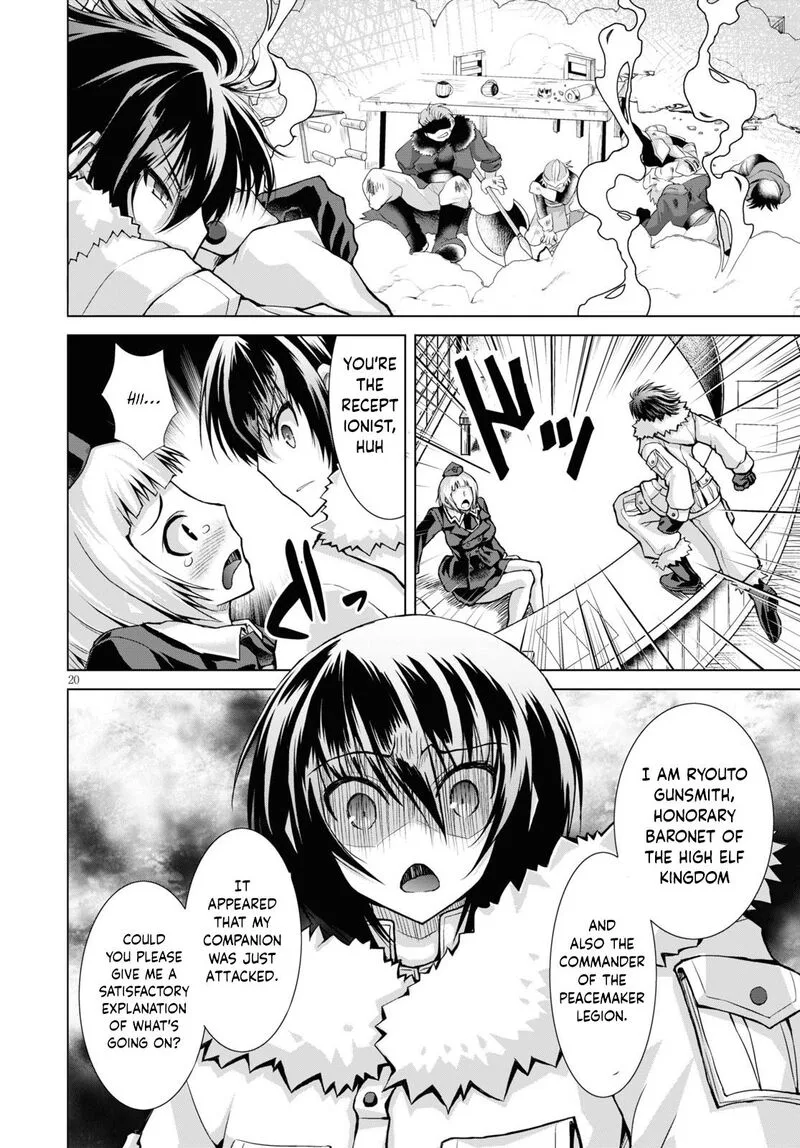 Gunota ga Mahou Sekai ni Tensei Shitara, Gendai Heiki de Guntai Harem o Tsukucchaimashita!? Chapter 61 page 20