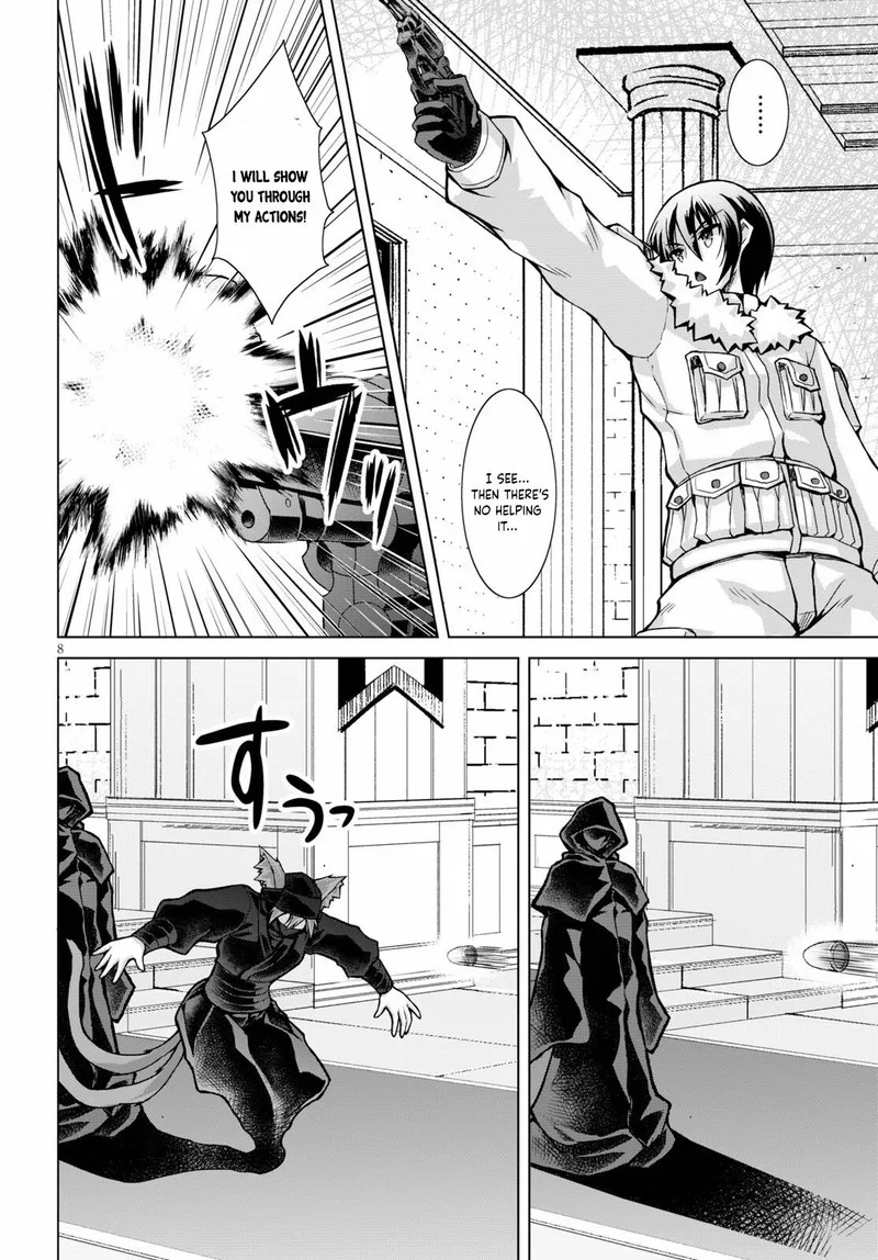 Gunota ga Mahou Sekai ni Tensei Shitara, Gendai Heiki de Guntai Harem o Tsukucchaimashita!? Chapter 68 page 8