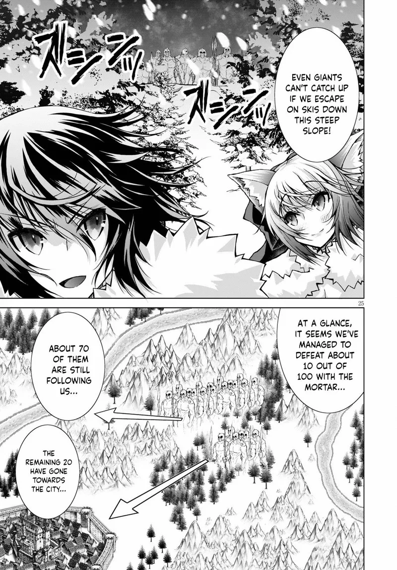 Gunota ga Mahou Sekai ni Tensei Shitara, Gendai Heiki de Guntai Harem o Tsukucchaimashita!? Chapter 69 page 25