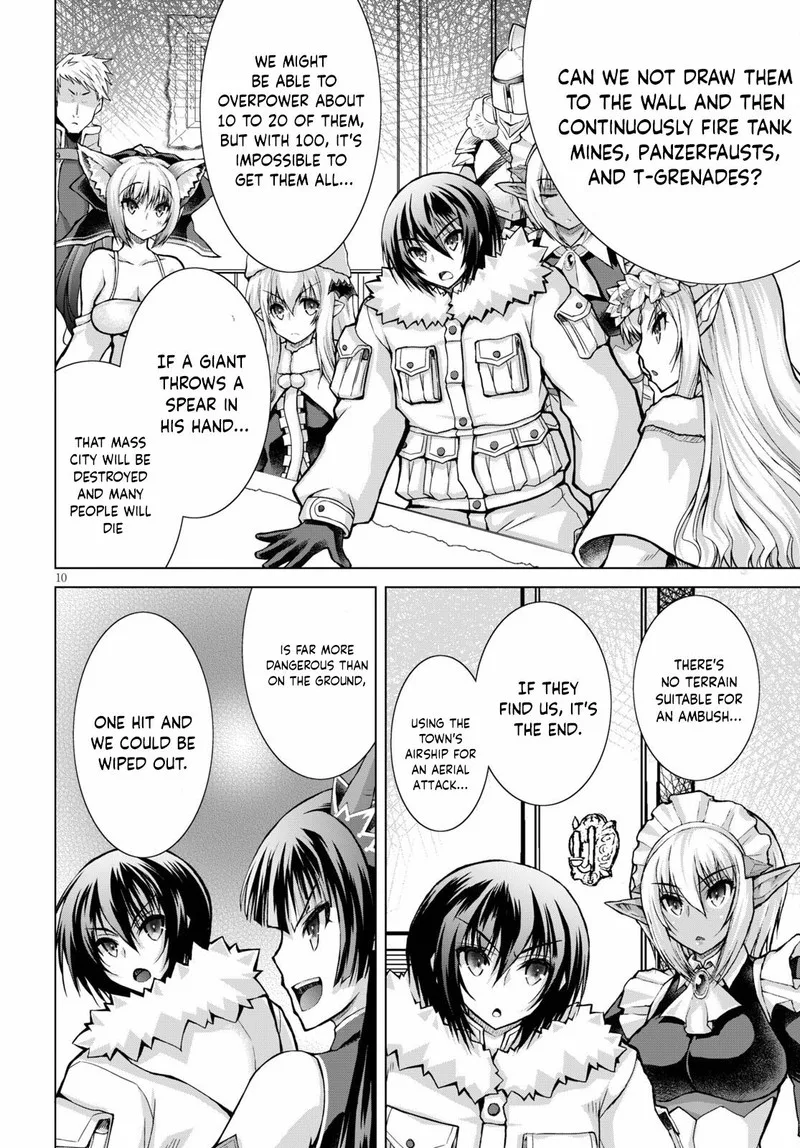 Gunota ga Mahou Sekai ni Tensei Shitara, Gendai Heiki de Guntai Harem o Tsukucchaimashita!? Chapter 69 page 10