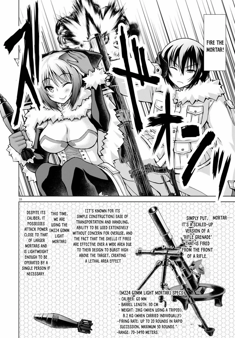 Gunota ga Mahou Sekai ni Tensei Shitara, Gendai Heiki de Guntai Harem o Tsukucchaimashita!? Chapter 69 page 18