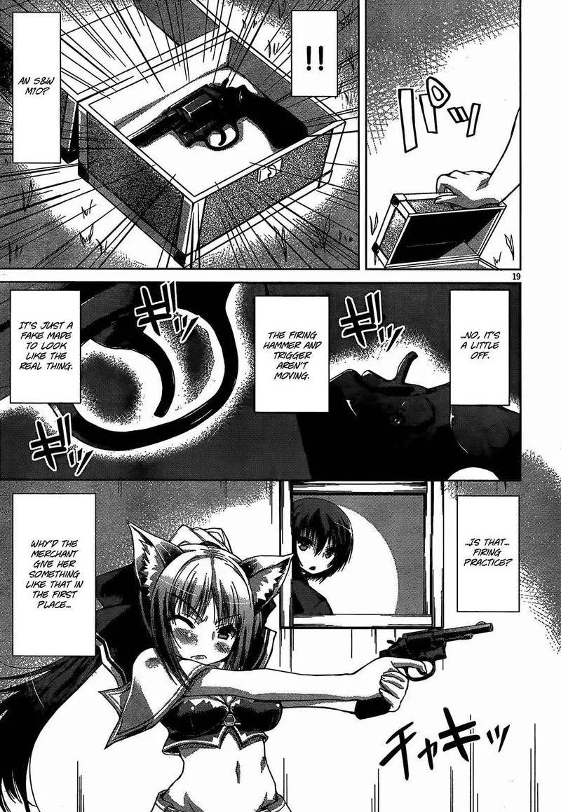 Gunota ga Mahou Sekai ni Tensei Shitara, Gendai Heiki de Guntai Harem o Tsukucchaimashita!? Chapter 7 page 21