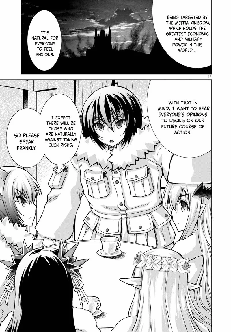 Gunota ga Mahou Sekai ni Tensei Shitara, Gendai Heiki de Guntai Harem o Tsukucchaimashita!? Chapter 72 page 15