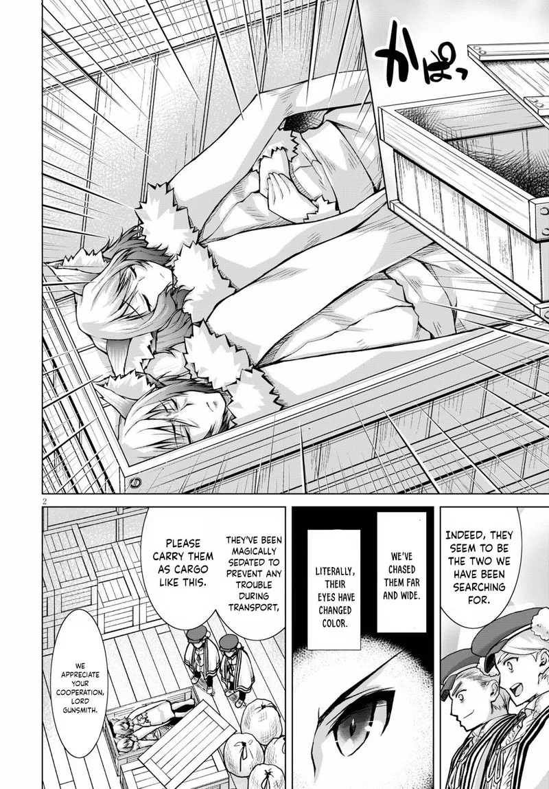 Gunota ga Mahou Sekai ni Tensei Shitara, Gendai Heiki de Guntai Harem o Tsukucchaimashita!? Chapter 73 page 2