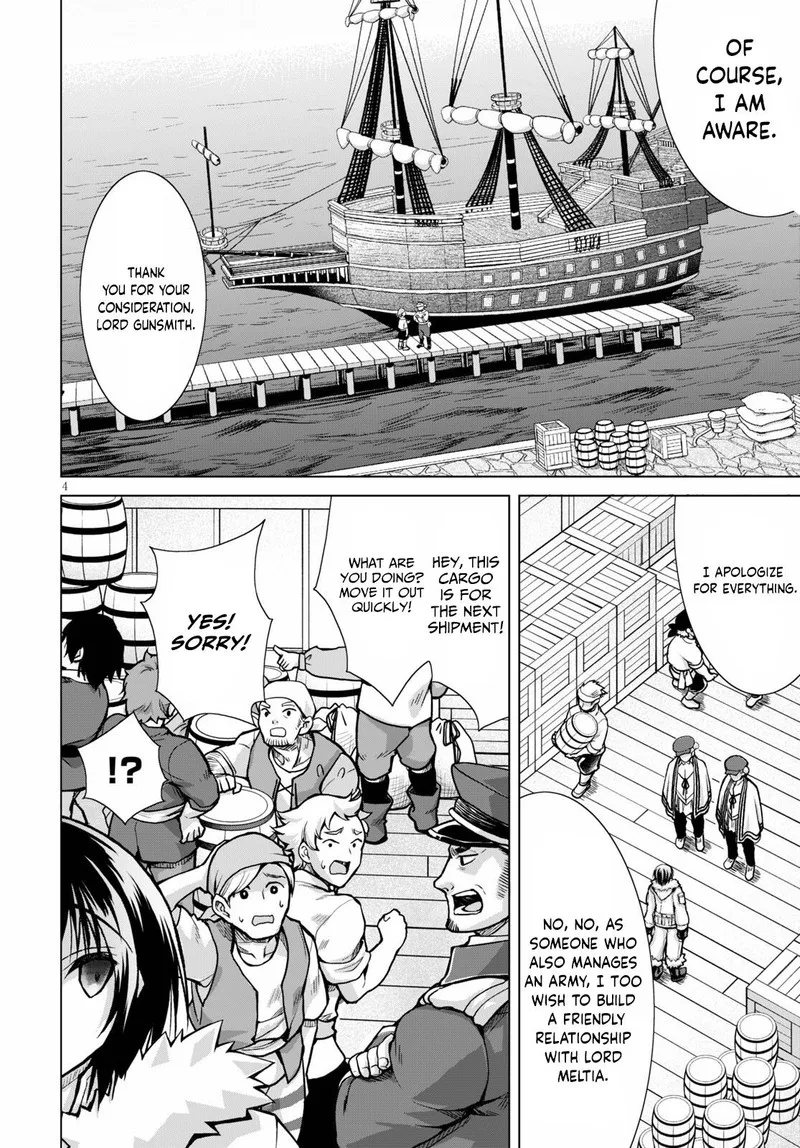 Gunota ga Mahou Sekai ni Tensei Shitara, Gendai Heiki de Guntai Harem o Tsukucchaimashita!? Chapter 73 page 4