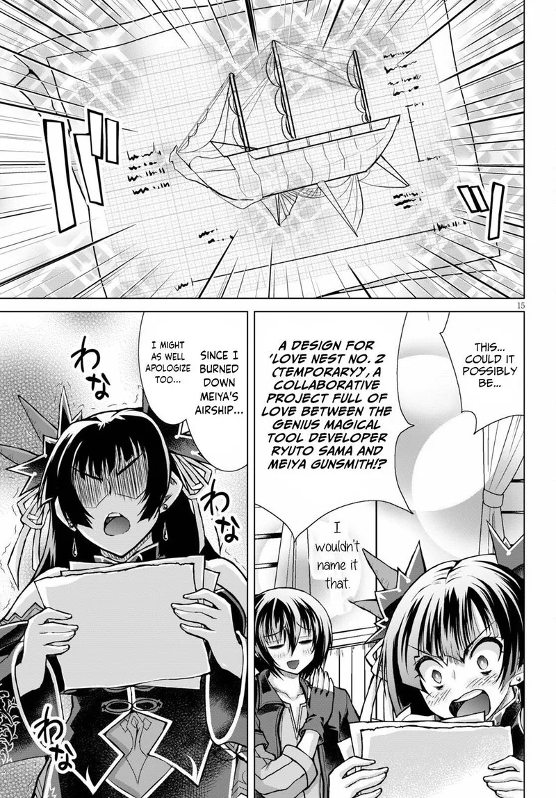 Gunota ga Mahou Sekai ni Tensei Shitara, Gendai Heiki de Guntai Harem o Tsukucchaimashita!? Chapter 74 page 15