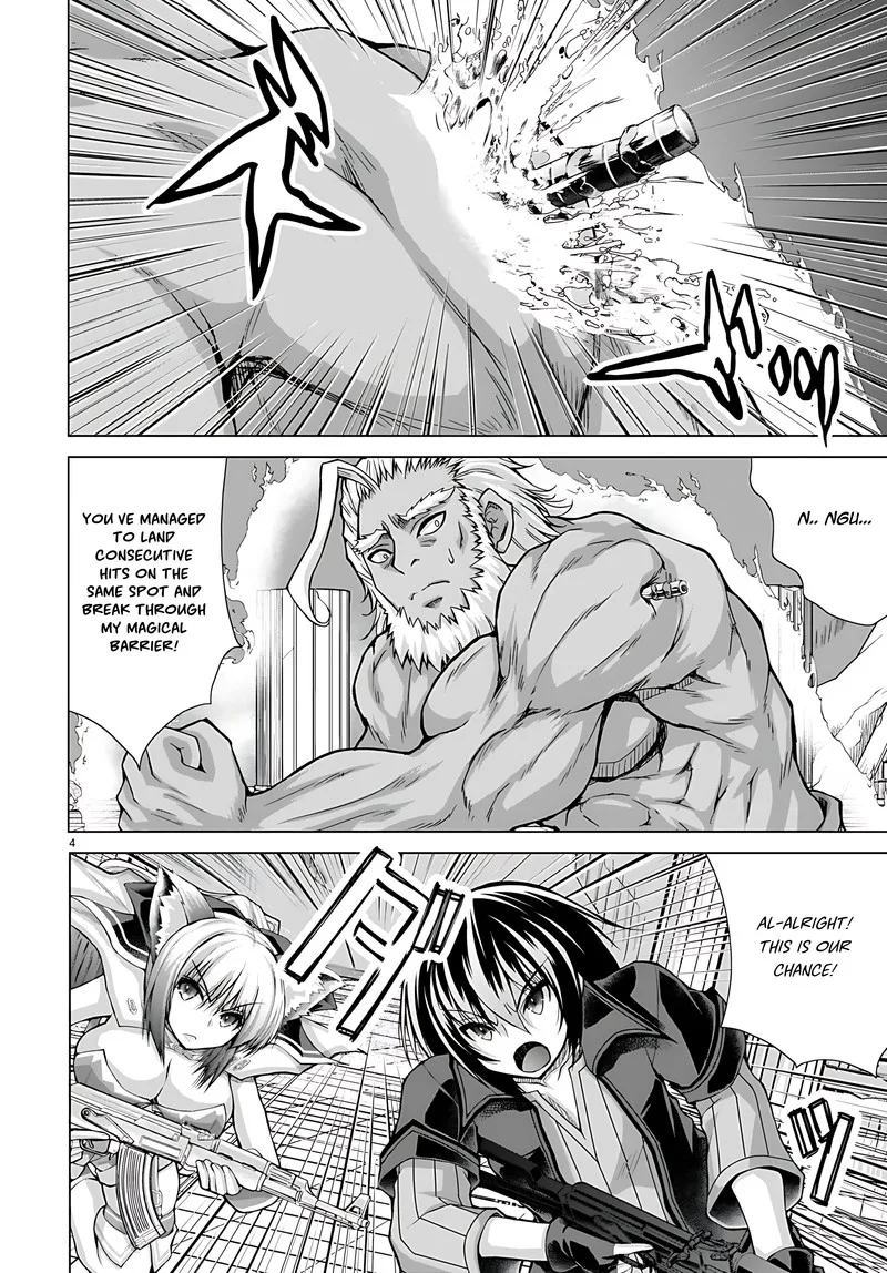 Gunota ga Mahou Sekai ni Tensei Shitara, Gendai Heiki de Guntai Harem o Tsukucchaimashita!? Chapter 78 page 4