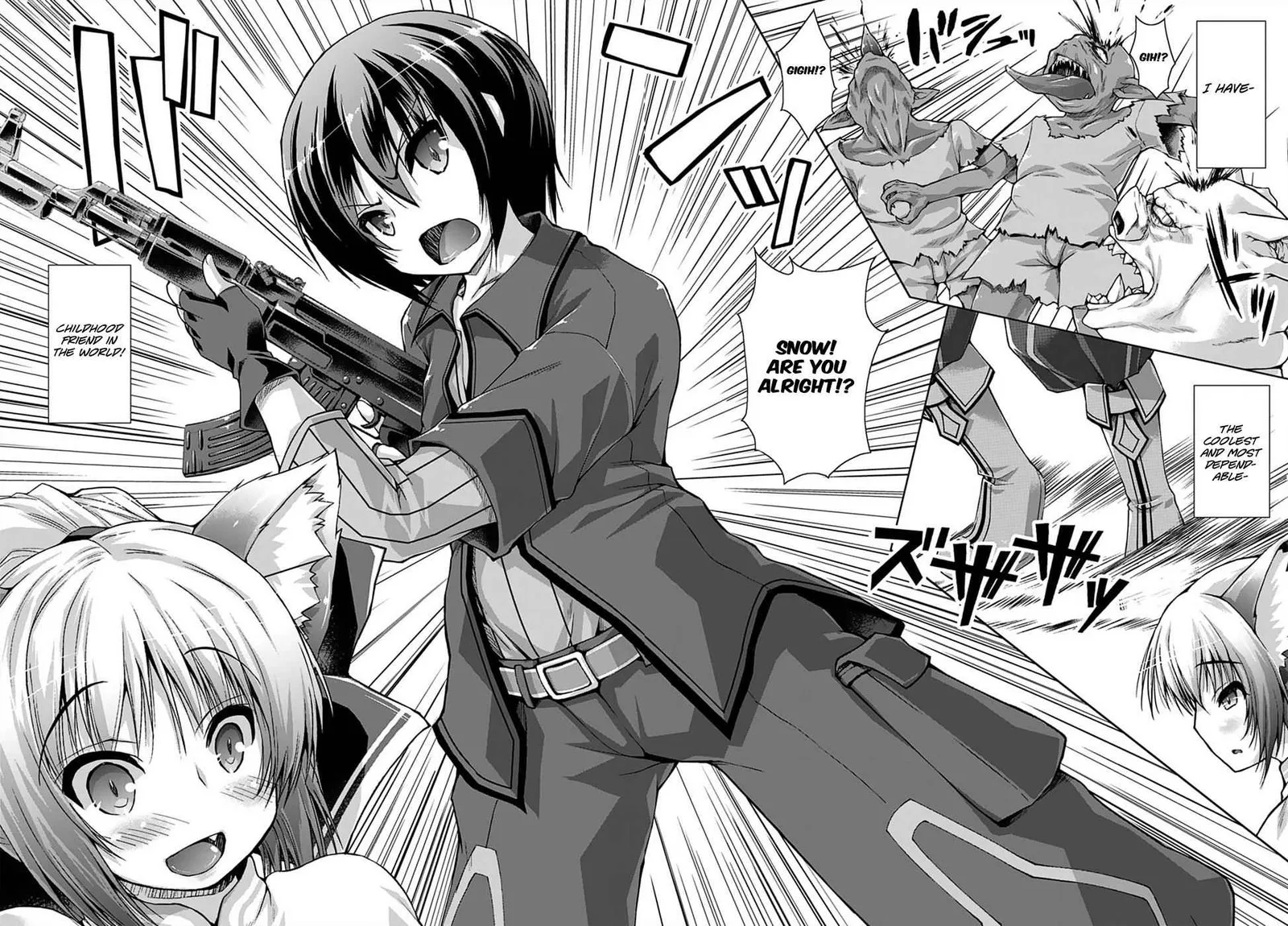 Gunota ga Mahou Sekai ni Tensei Shitara, Gendai Heiki de Guntai Harem o Tsukucchaimashita!? Chapter 8 page 23