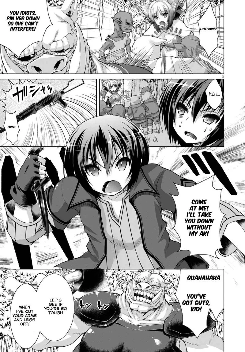 Gunota ga Mahou Sekai ni Tensei Shitara, Gendai Heiki de Guntai Harem o Tsukucchaimashita!? Chapter 9 page 7