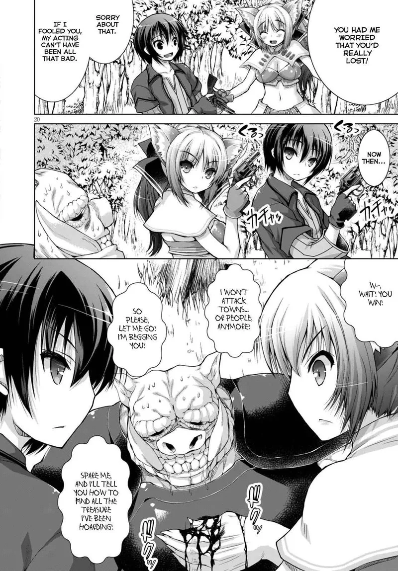 Gunota ga Mahou Sekai ni Tensei Shitara, Gendai Heiki de Guntai Harem o Tsukucchaimashita!? Chapter 9 page 21