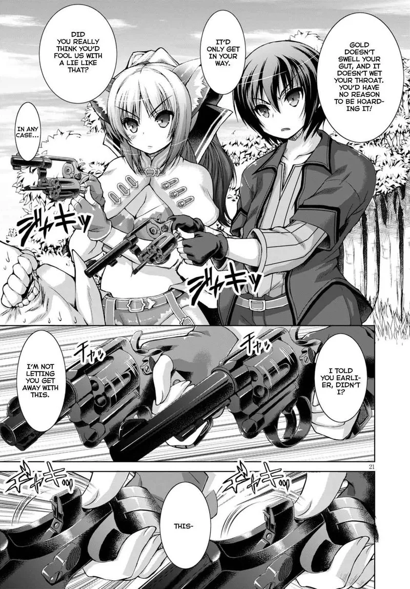 Gunota ga Mahou Sekai ni Tensei Shitara, Gendai Heiki de Guntai Harem o Tsukucchaimashita!? Chapter 9 page 22