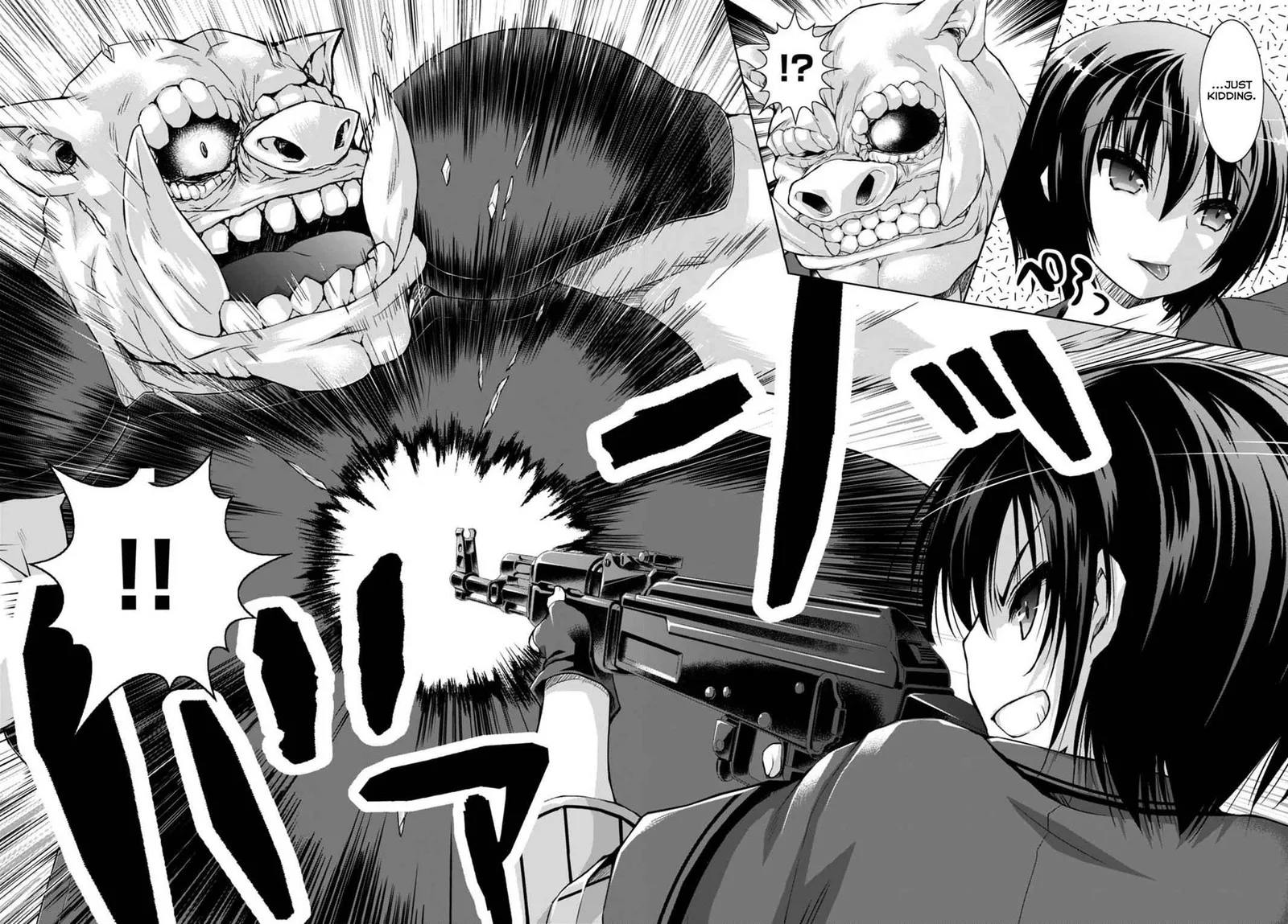 Gunota ga Mahou Sekai ni Tensei Shitara, Gendai Heiki de Guntai Harem o Tsukucchaimashita!? Chapter 9 page 18