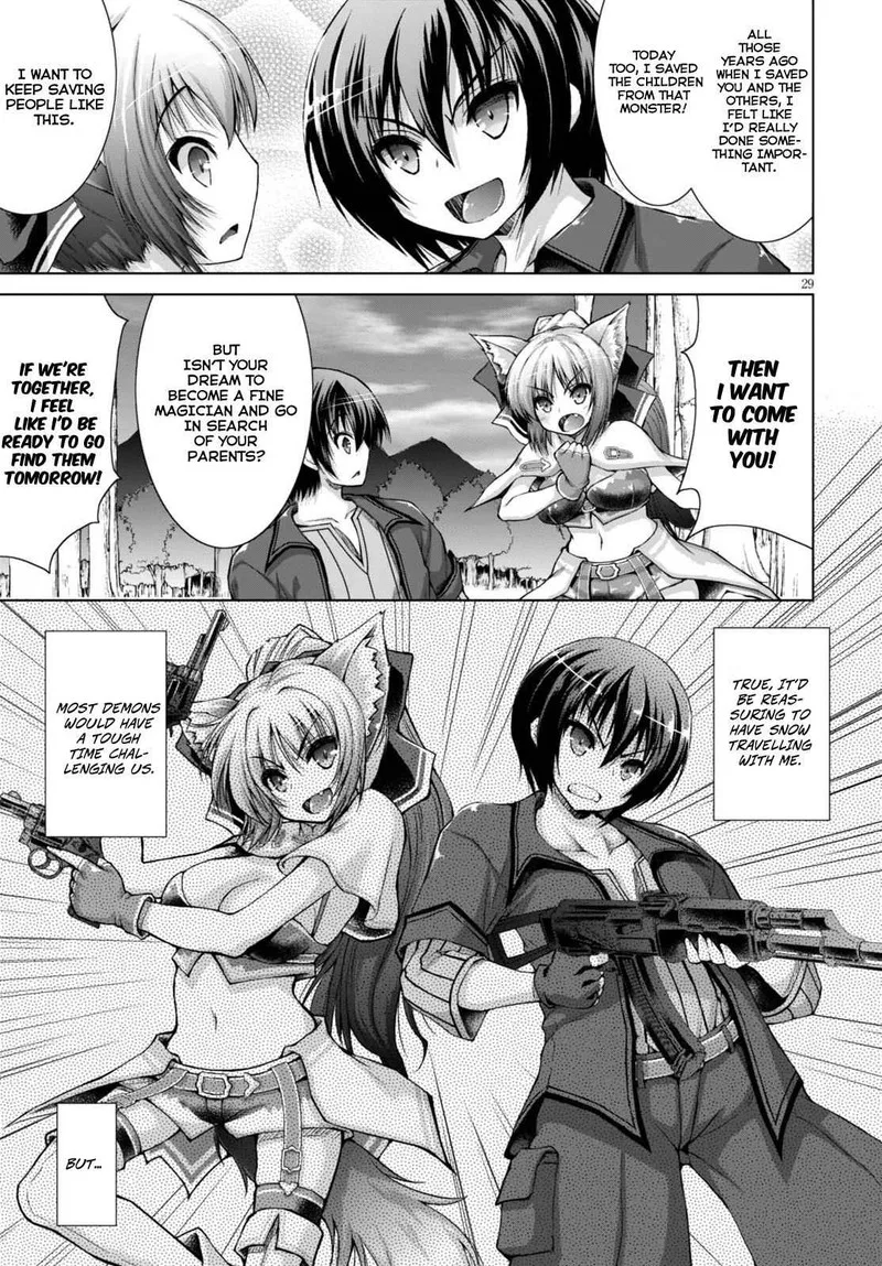 Gunota ga Mahou Sekai ni Tensei Shitara, Gendai Heiki de Guntai Harem o Tsukucchaimashita!? Chapter 9 page 29
