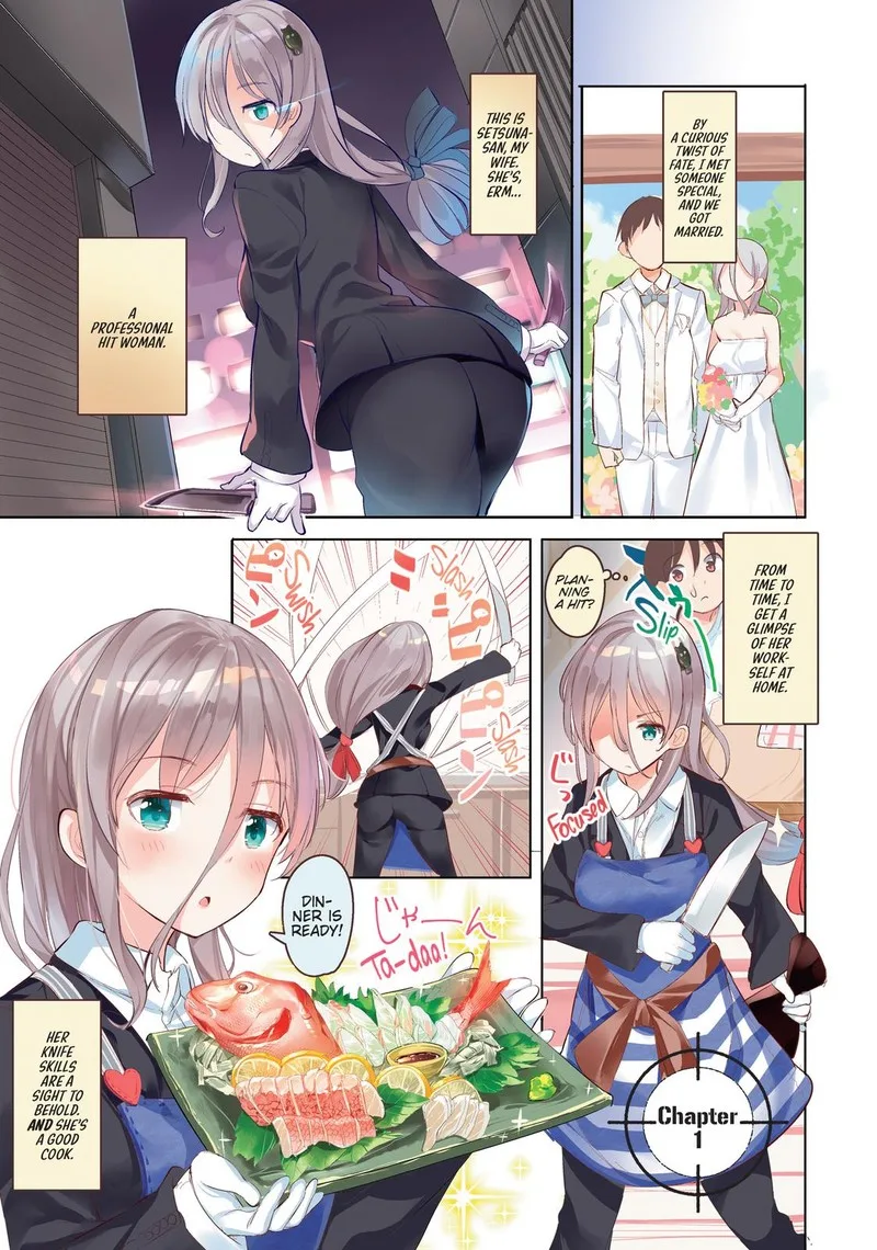 Haikei... Koroshiya-san to Kekkon shimashita Chapter 1 page 4