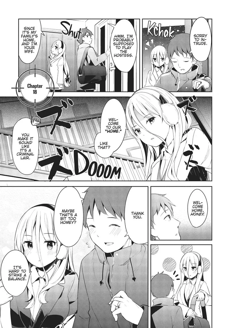 Haikei... Koroshiya-san to Kekkon shimashita Chapter 18 page 1