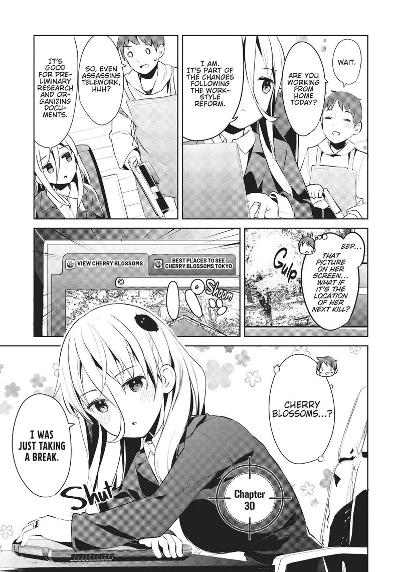 Haikei... Koroshiya-san to Kekkon shimashita Chapter 30 page 1