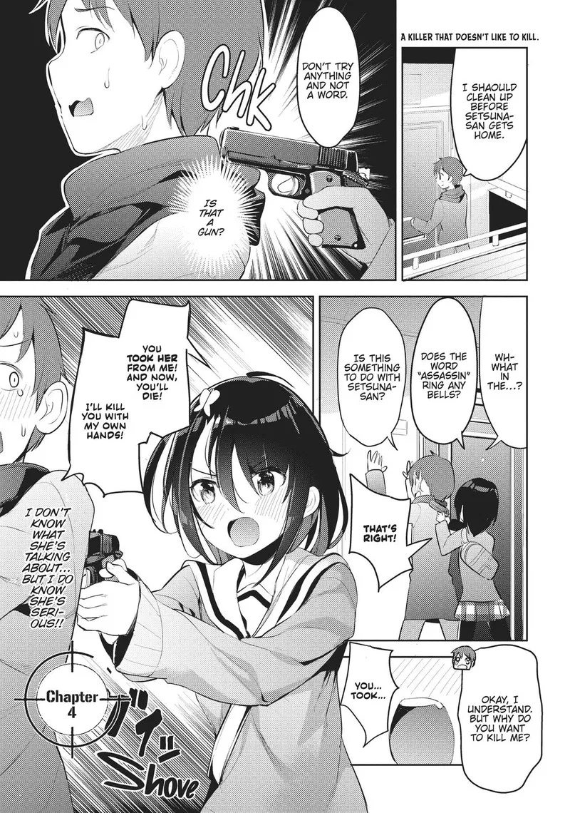 Haikei... Koroshiya-san to Kekkon shimashita Chapter 4 page 1