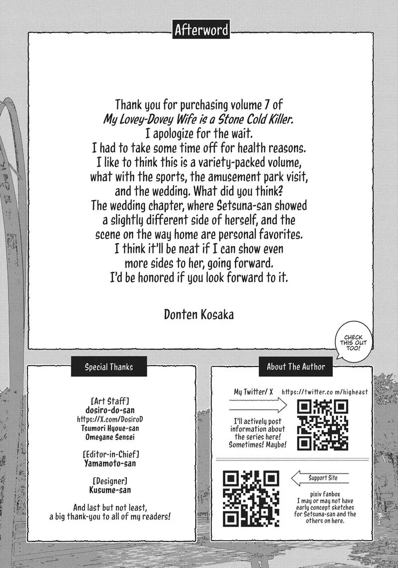 Haikei... Koroshiya-san to Kekkon shimashita Chapter 56 page 10