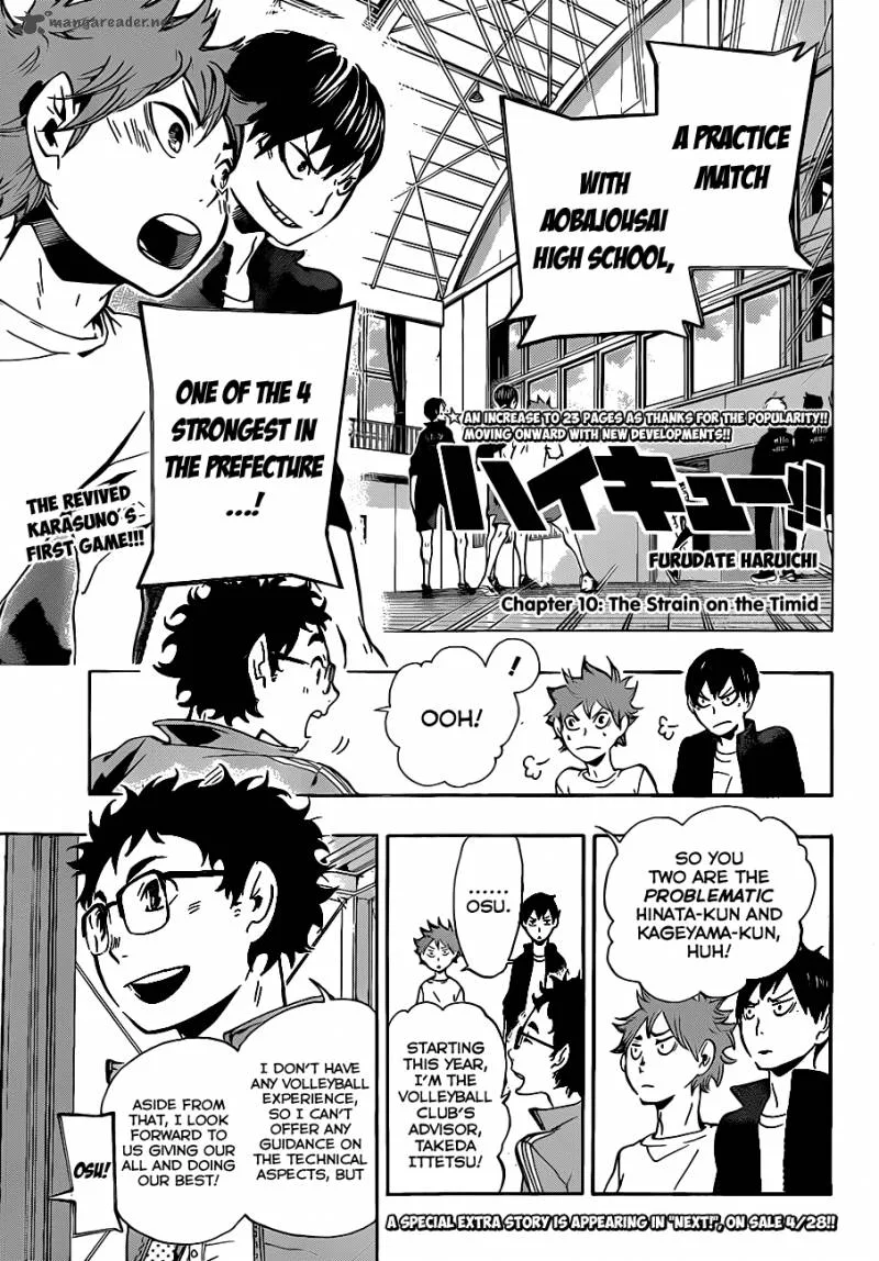 Haikyu!! Chapter 10 page 3