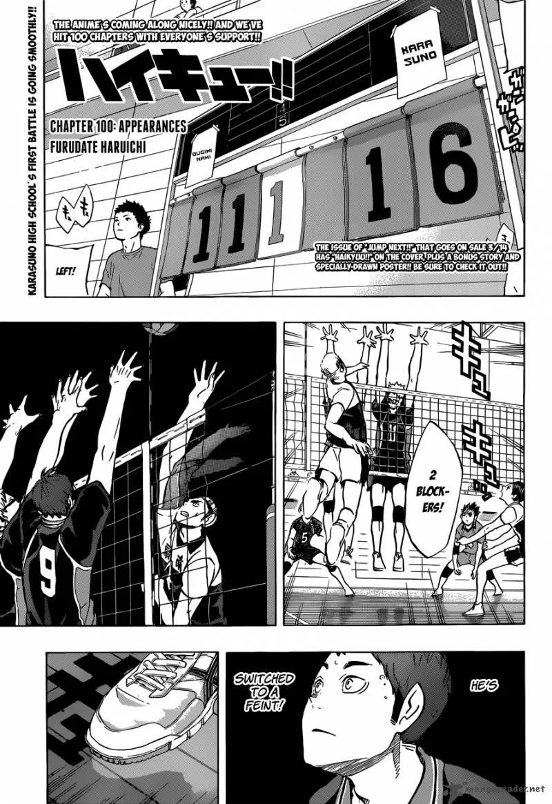 Haikyu!! Chapter 100 page 2