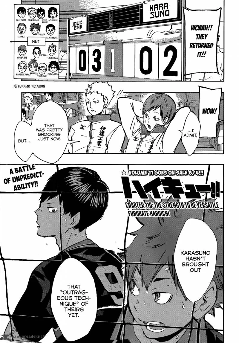 Haikyu!! Chapter 110 page 2