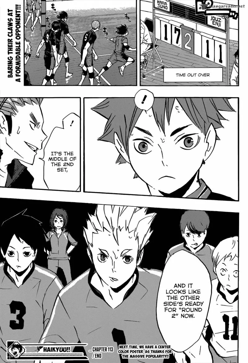 Haikyu!! Chapter 113 page 20