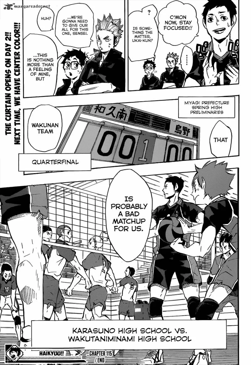 Haikyu!! Chapter 115 page 20