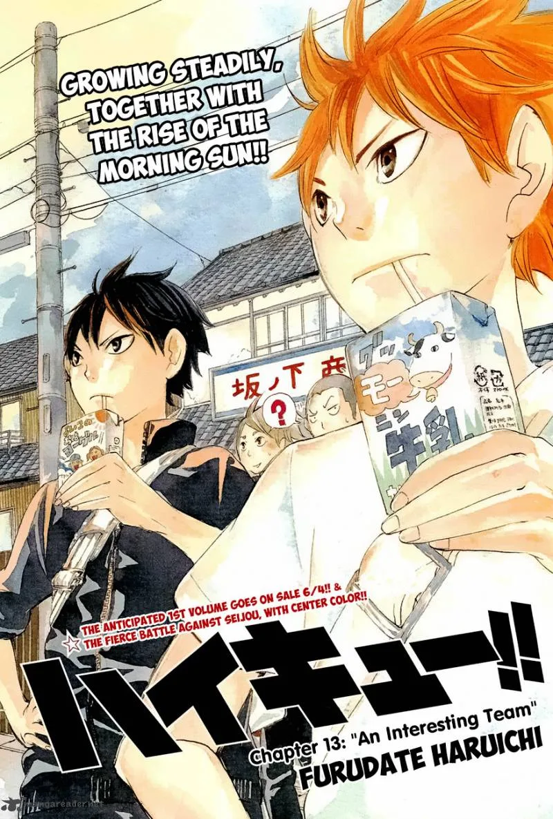 Haikyu!! Chapter 13 page 3