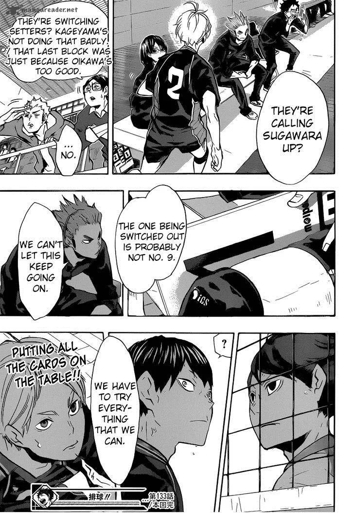 Haikyu!! Chapter 133 page 19