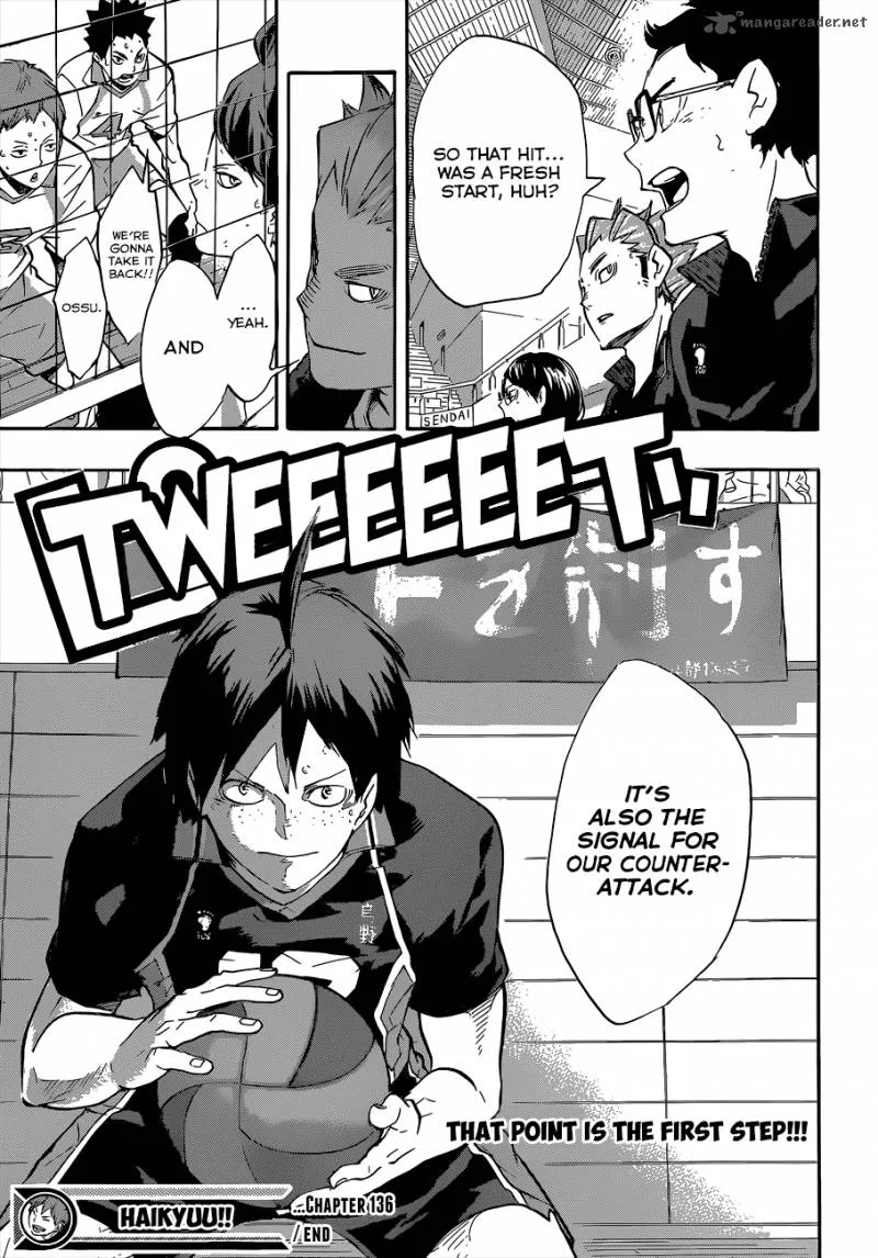 Haikyu!! Chapter 136 page 18
