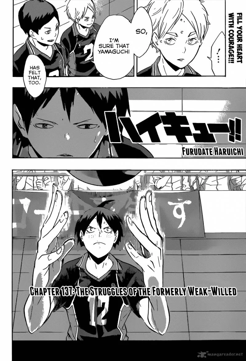 Haikyu!! Chapter 137 page 3
