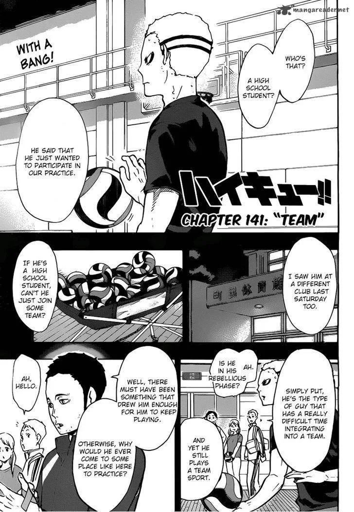 Haikyu!! Chapter 141 page 1