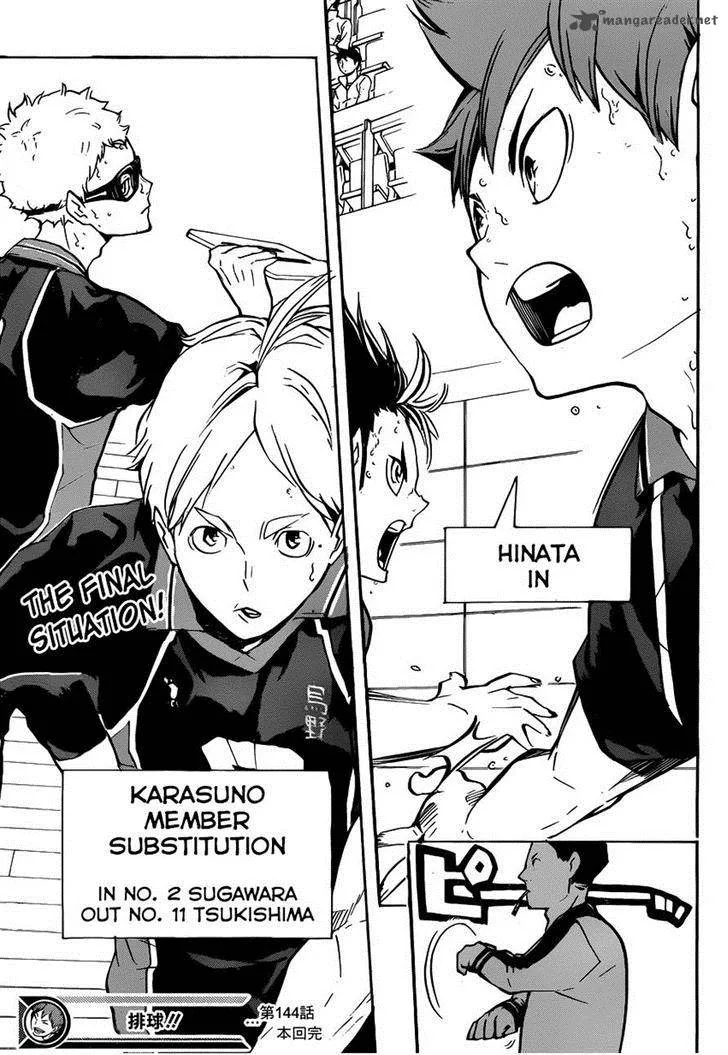 Haikyu!! Chapter 144 page 17