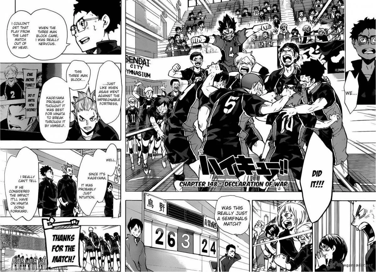 Haikyu!! Chapter 148 page 2