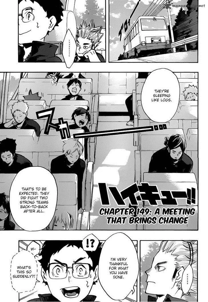Haikyu!! Chapter 149 page 1