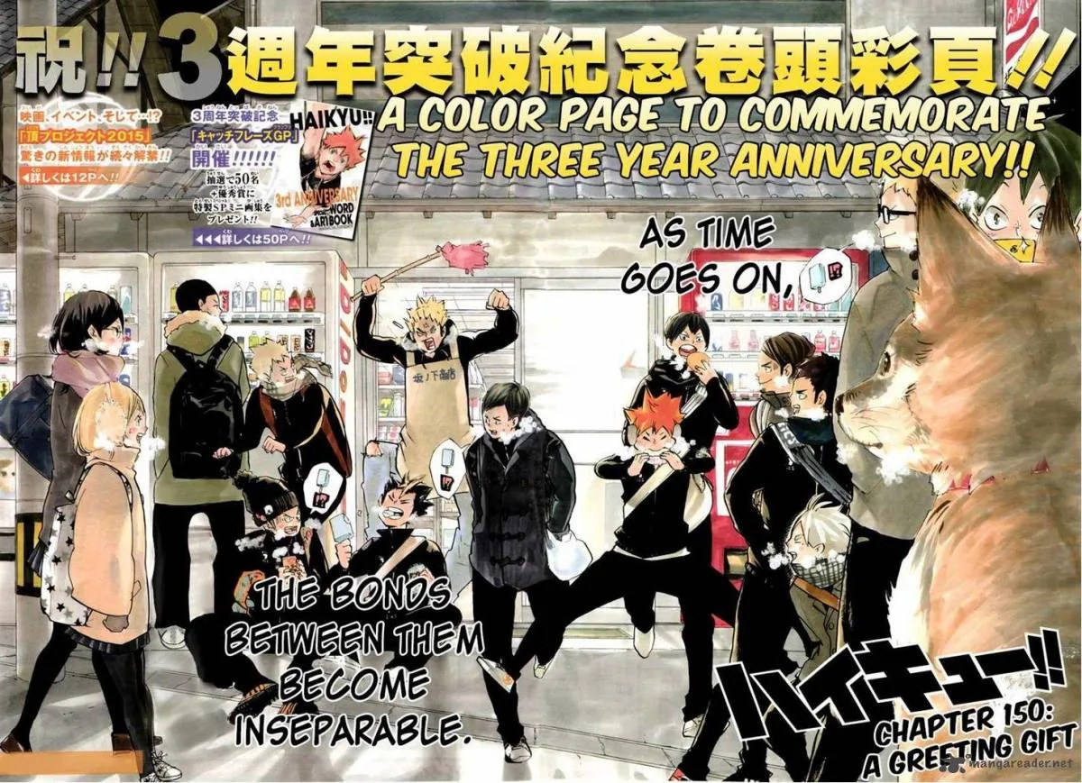 Haikyu!! Chapter 150 page 3