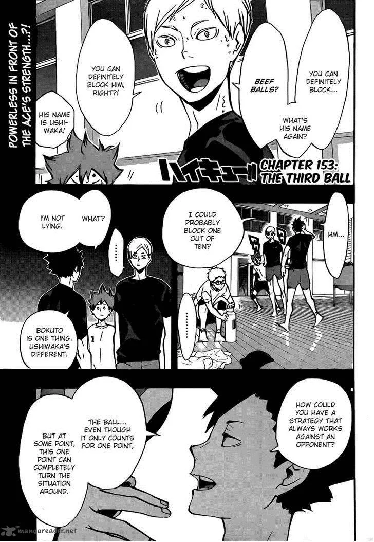 Haikyu!! Chapter 153 page 1
