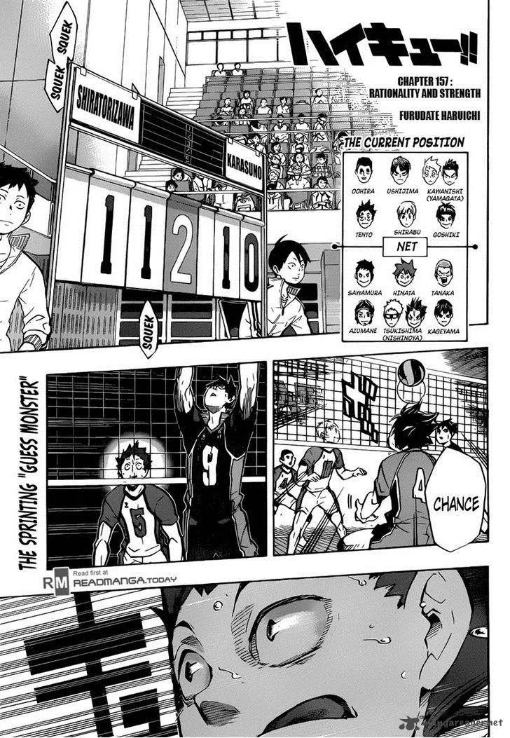 Haikyu!! Chapter 157 page 1