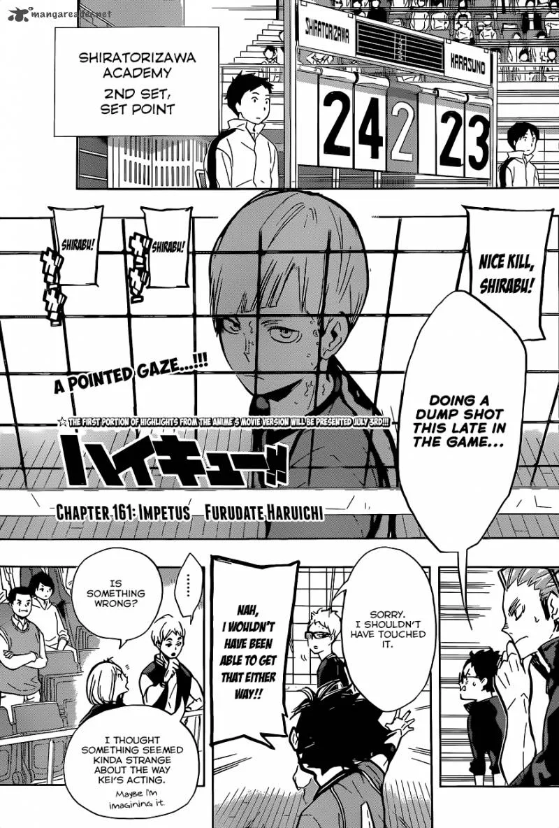 Haikyu!! Chapter 161 page 2