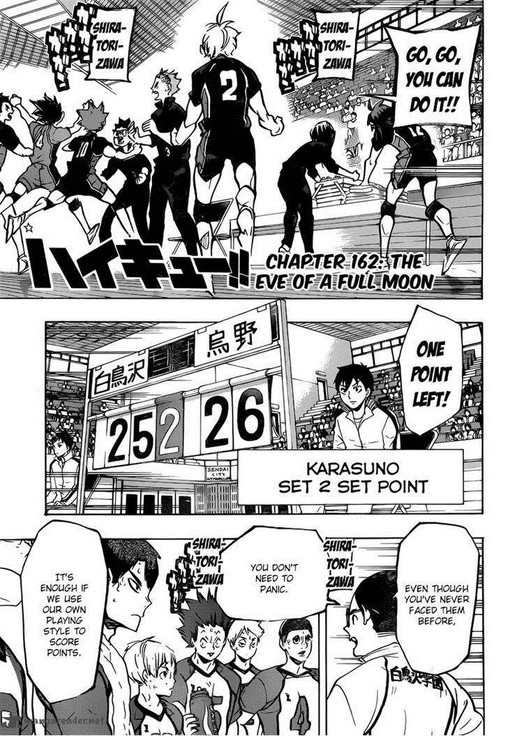 Haikyu!! Chapter 162 page 1