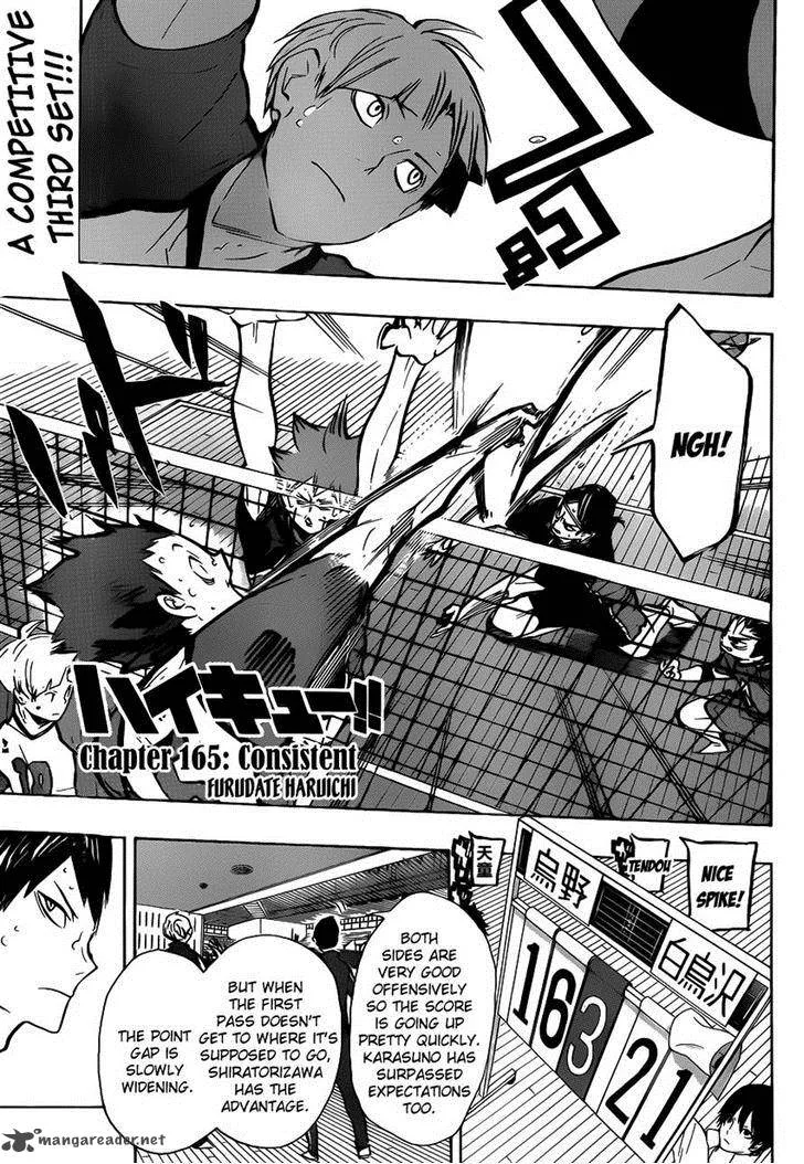 Haikyu!! Chapter 165 page 1