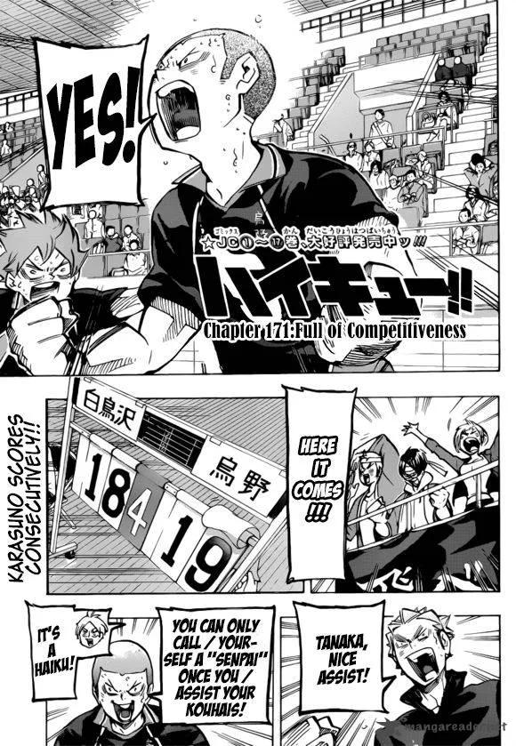 Haikyu!! Chapter 171 page 1
