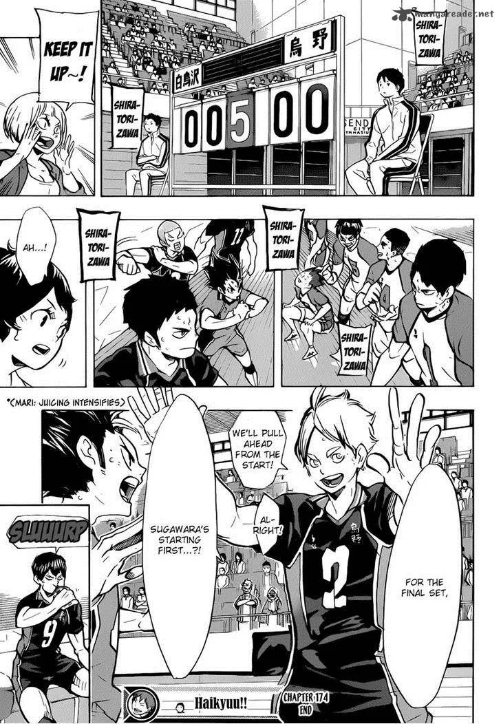 Haikyu!! Chapter 174 page 17