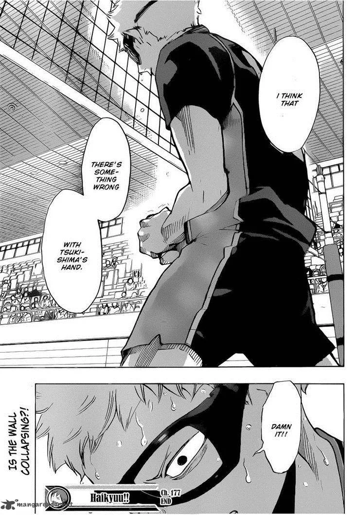Haikyu!! Chapter 177 page 18