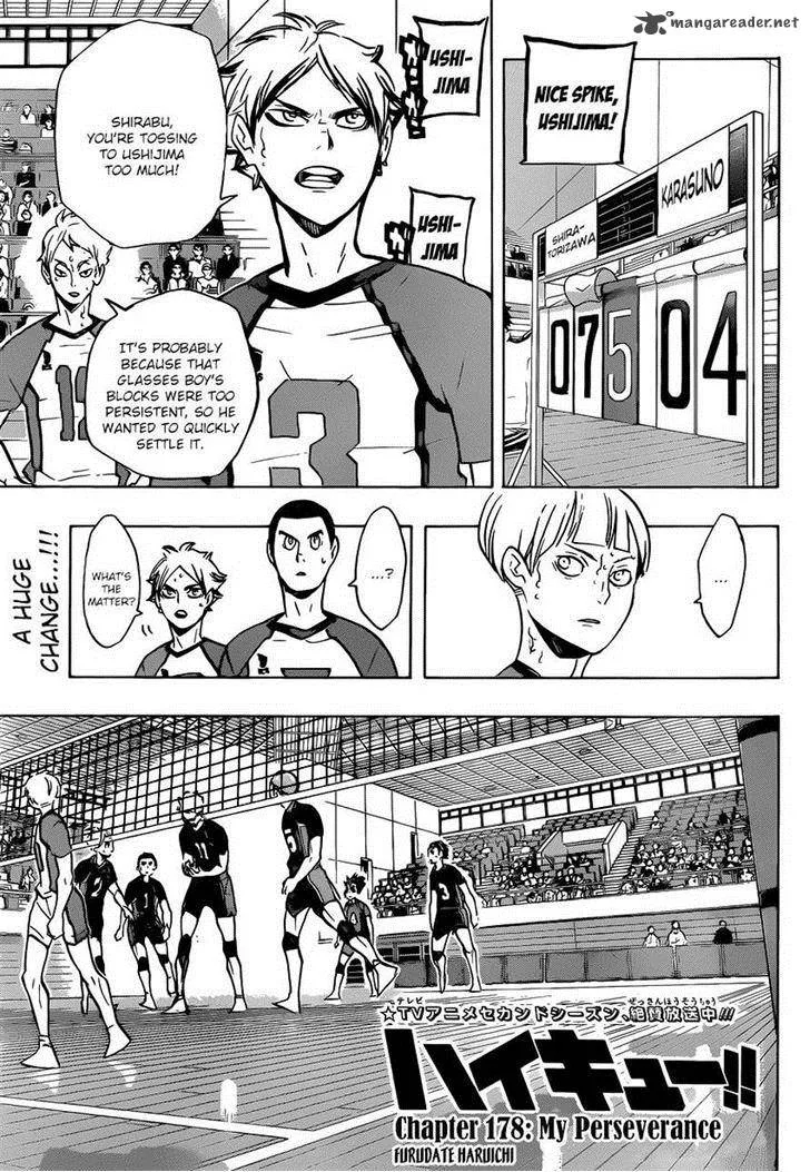 Haikyu!! Chapter 178 page 1